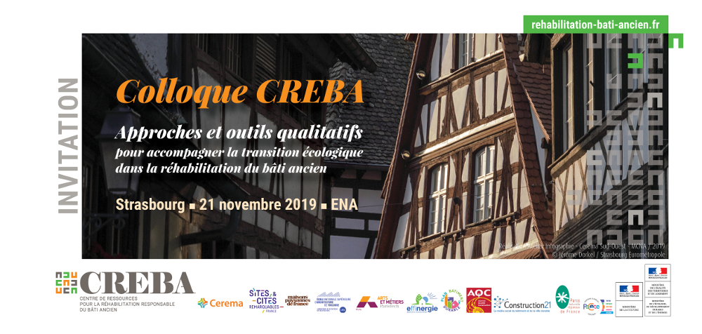 Le colloque annuel CREBA : Le 21 novembre à Strasbourg